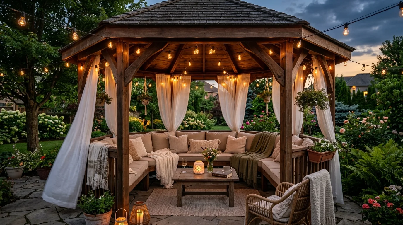 9 Backyard Gazebo Ideas for Relaxation